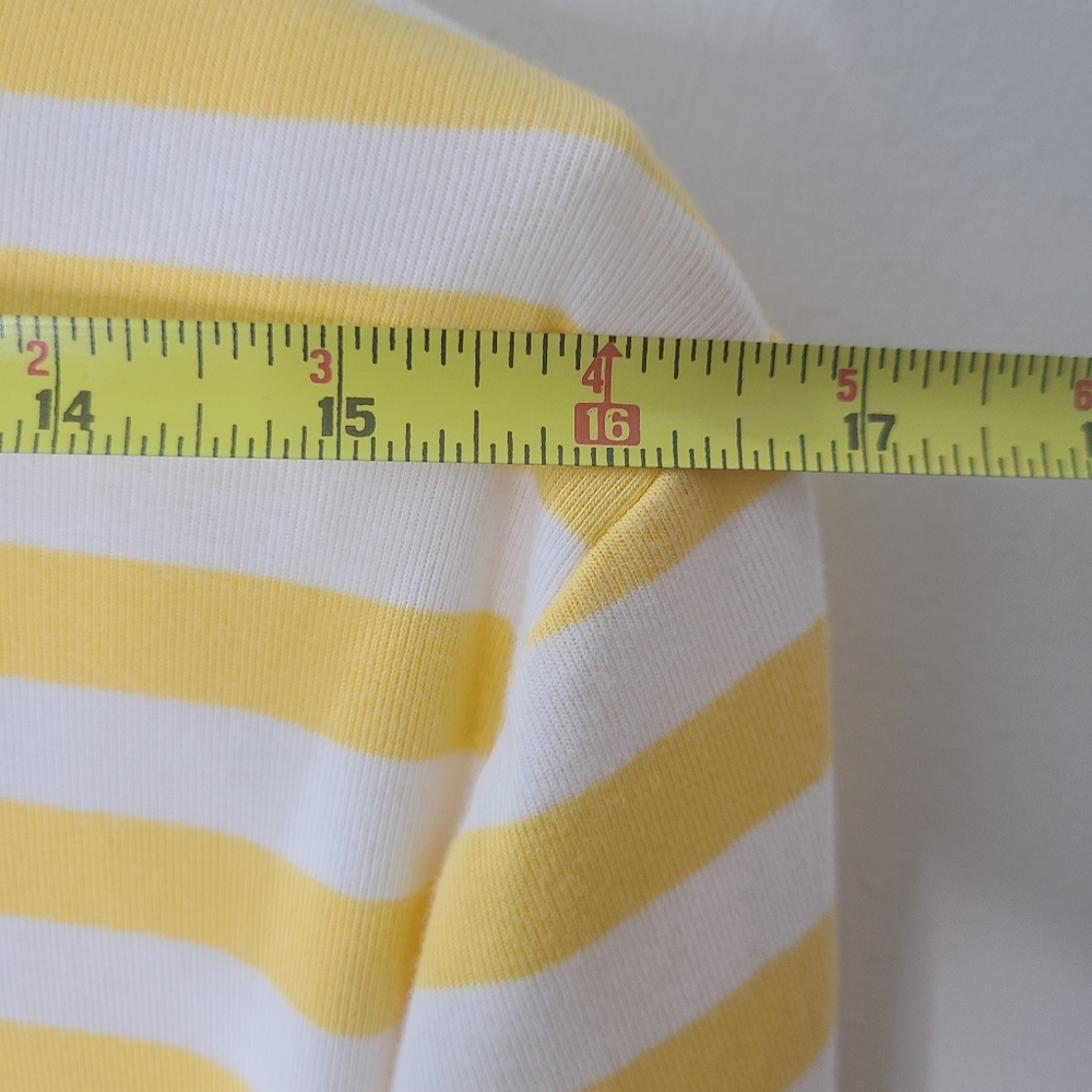 Lauren Ralph Lauren Riviera Stripe Snap-Trim Long Sleeve Slim Cotton Shirt XL - Picture 13 of 13